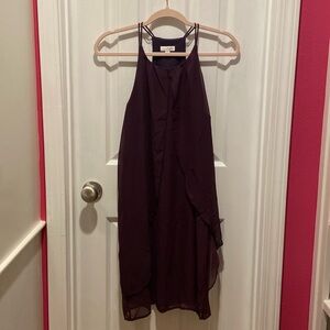 Charming Charlie’s Dark Purple Sleeveless Cocktail Dress